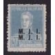 ARGENTINA SERVICIO OFICIAL GJ 415b ESTAMPILLA VARIEDAD SOBRECARGA DOBLE, RARA U$ 95